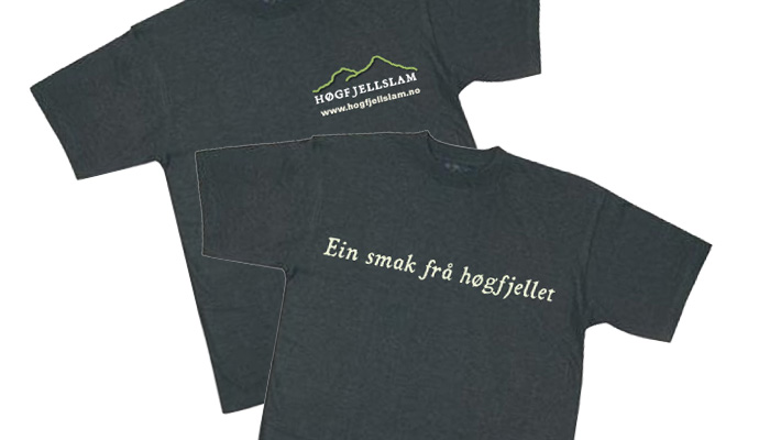 Tekstiltrykk for Høgfjellslam